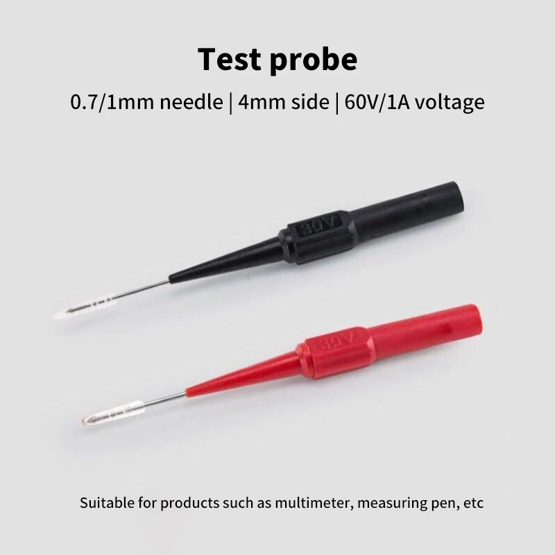 30V Car Tip Probes Diagnostic Tools Auto Multimeter Test Leads Extension Back Piercing Needle Tip Probes Mechanical Tools