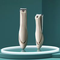 Nail Clippers Stainless Steel Anti Splash Fingernail Cutter Manicure Tools Bionics Design Nail Trimmer Pedicure Scissor