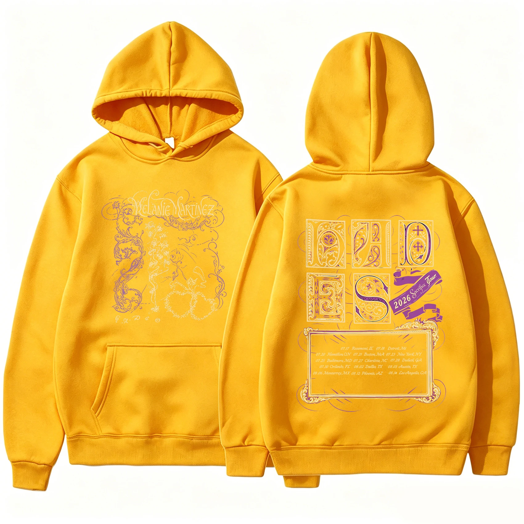 2026 Melanie Martinez Hades The Sacrifice Tour Hoodie Lässiger Loser Langarm Y2K Streetwear Hoodie Pullover Top – Detail 10