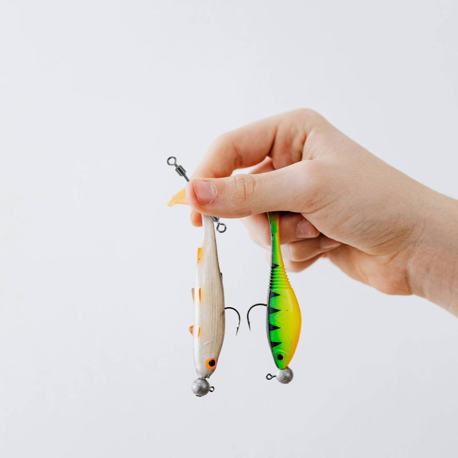 

50 Pcs Hooks Closed Mouth Pin Lock Stitch Fishing Lure Metal Fixed Latch Needle