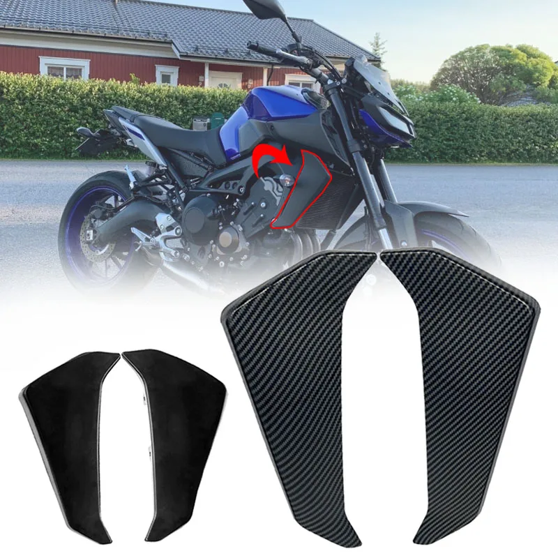 New MT 09 Motorcycle Accessories ABS Plastic Radiator Side Panels Protector Cover Fairing Fit for Yamaha MT09 MT-09 2017-2020