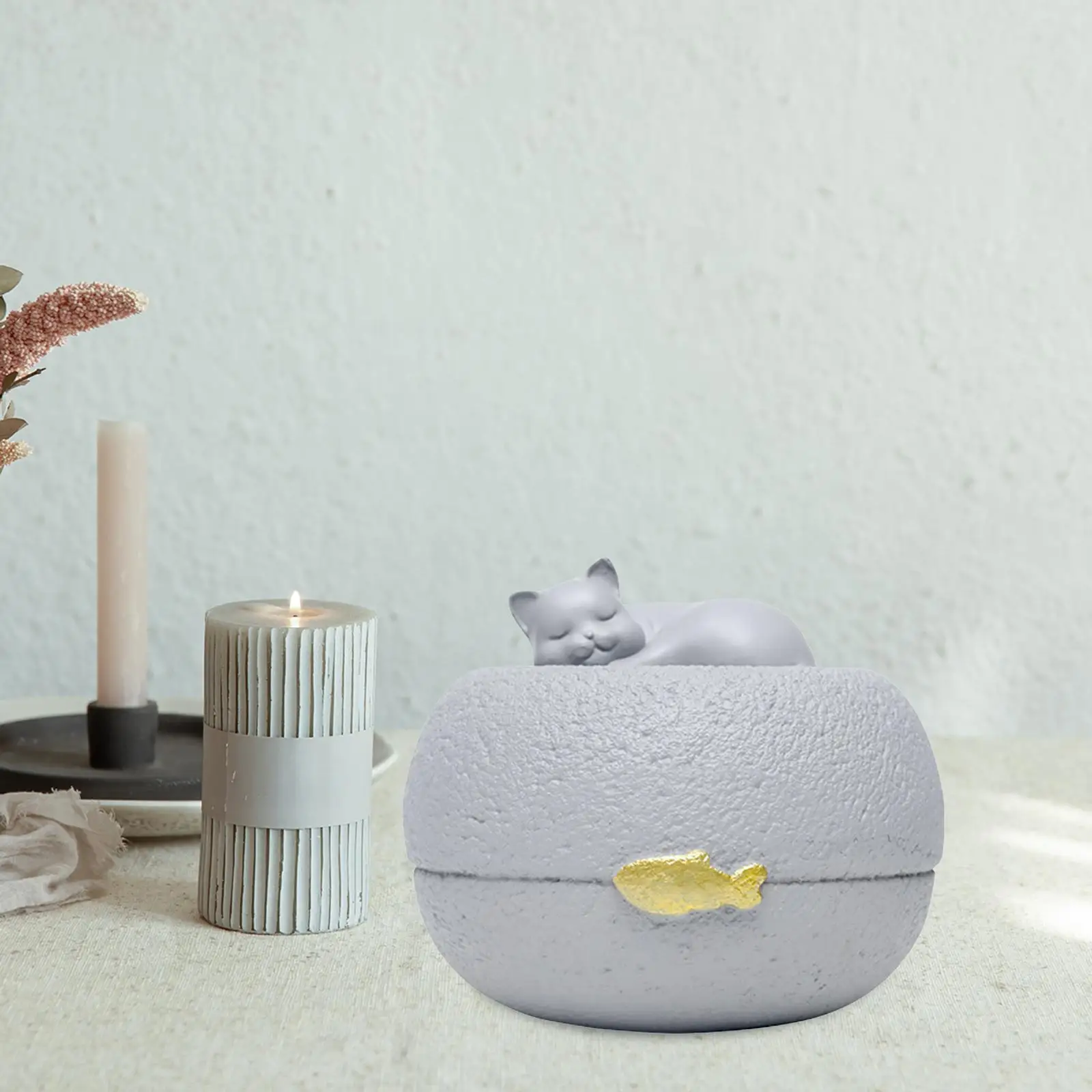 Pet Urn Cremation Memorial Urn Pets Supplies Keeping Precious Memories Urn Box for Burial Final Comforting Resting Place Funeral