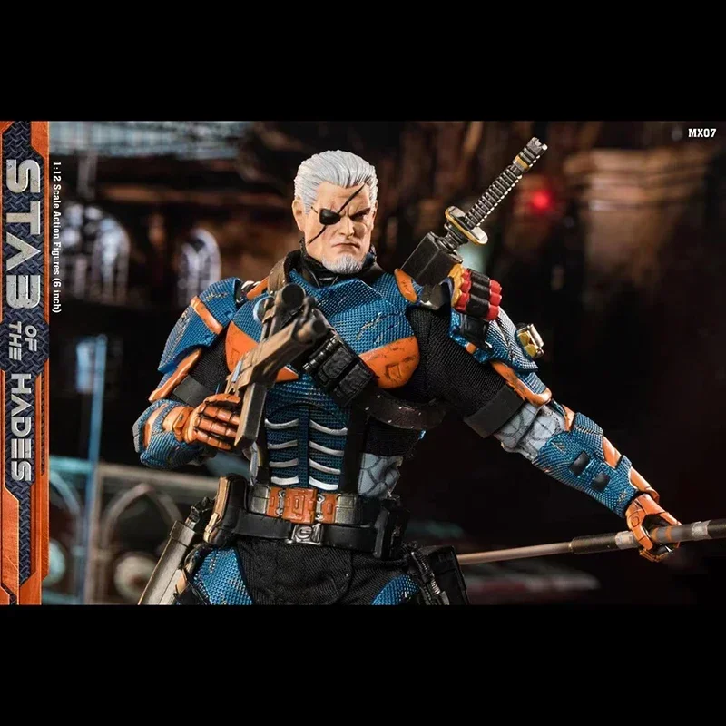 

In Stock Mix Max Mx07 1/12 Scale Hell Killer Stab Of The Hades Deathstroke 6'' Full Set Collectible Male Action Figure Model Gif