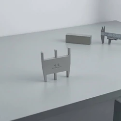 Medidor portátil de altura del puente para piano de cola de aluminio