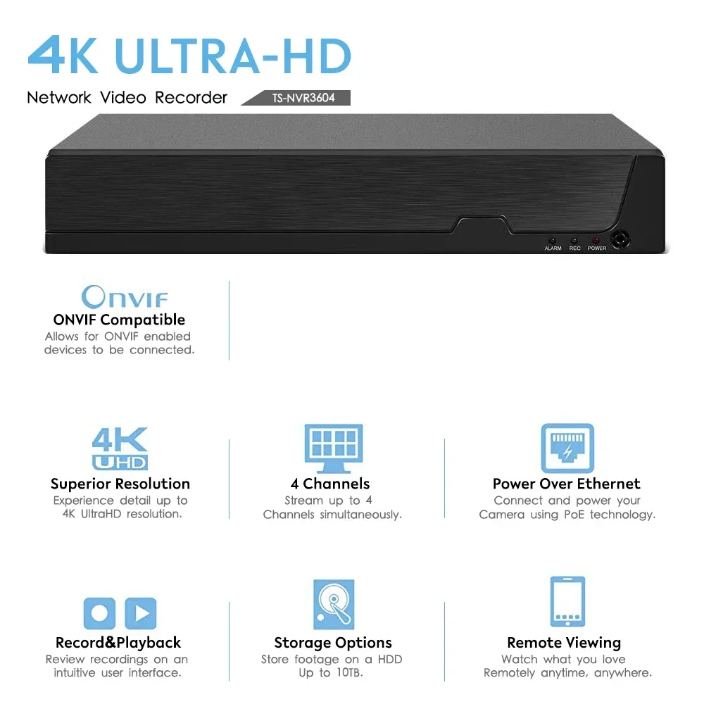 4ch nvr h.265 ao ar livre 8mp ultra hd 4k poe ai câmera rosto detectar cctv câmera de segurança 8mp 5mp 3mp poe sistema de câmera ip xmeye pro