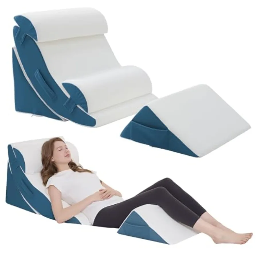 

Wed Pillow t for After Sur 5PCS Ortopedic ed Wed Pillow t for Sleng ody ack and Leg Pain Relief Comfortale and Adjustale Suppor