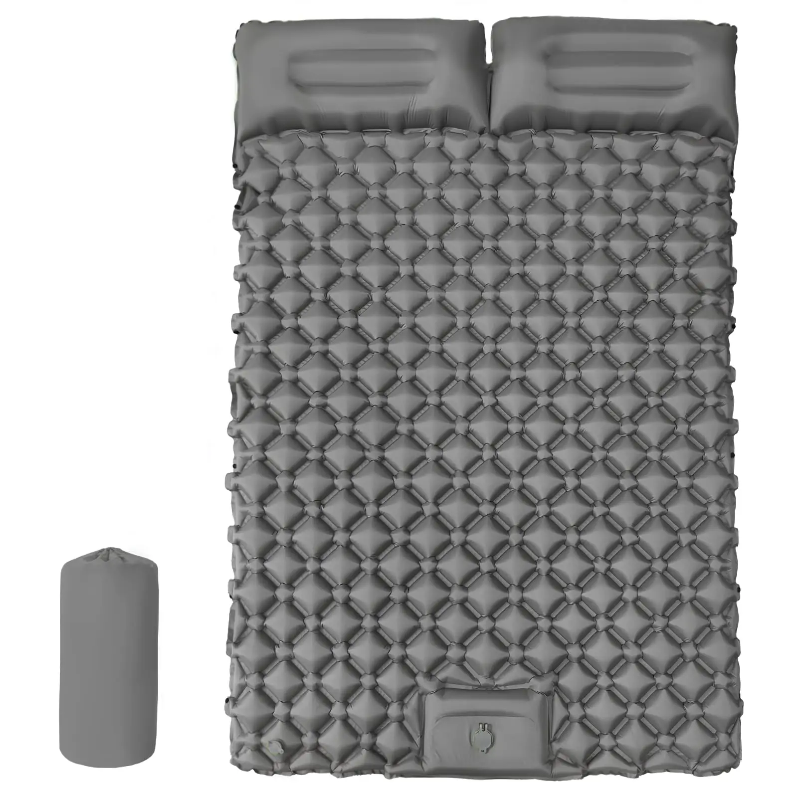 Portable Inflatable Camping Mats Camping Tent Sleeping Mat Air Mattress Splicing Outdoor Moisture-Proof Pad For Hiking Climbing
