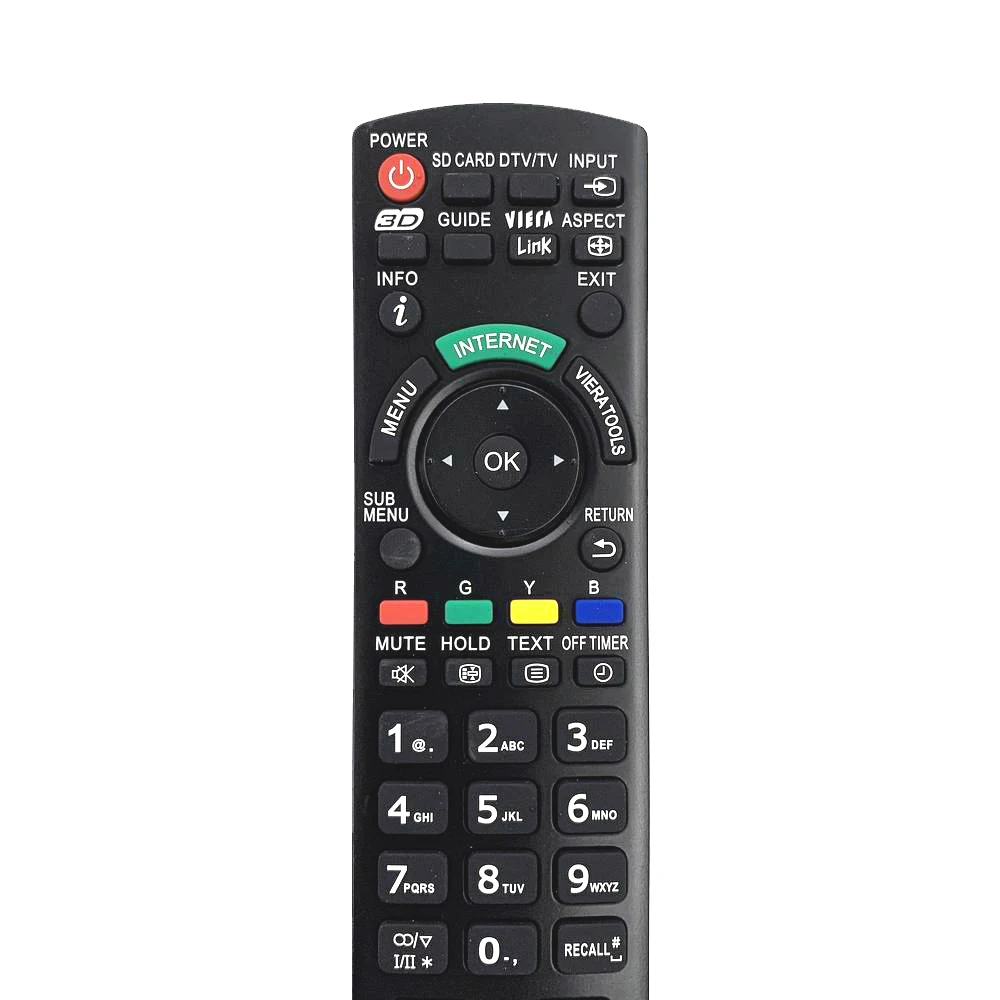 New N2QAYB000659 For PANASONIC Blu-ray BD DVD 3D TV Remote Control TH-42PZ700 TX-L47ET50 TX-P42S21 TX-P42VT30 TX-P50U10E