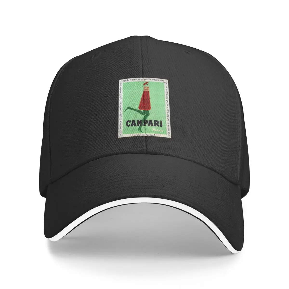 Campari Soda Baseball Cap Beach Visor Custom Cap Golf Wear Male Women's