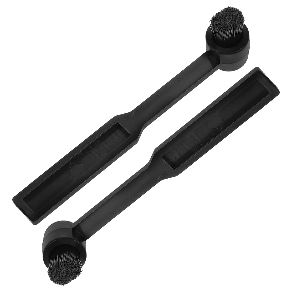 2 قطعة فرشاة تنظيف الفينيل الأسود للسجلات القرص الدوار مزيل الغبار شعيرات ناعمة مكافحة ساكنة مشغل تسجيل صيانة #4