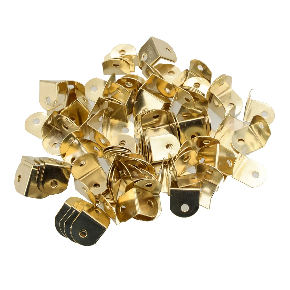 NEW 100Pcs/set Metal Angle Bracket Small L Shape Corner Plate Repair Brace 12x12mm For Picture Photo Canvas Art Frames Universal