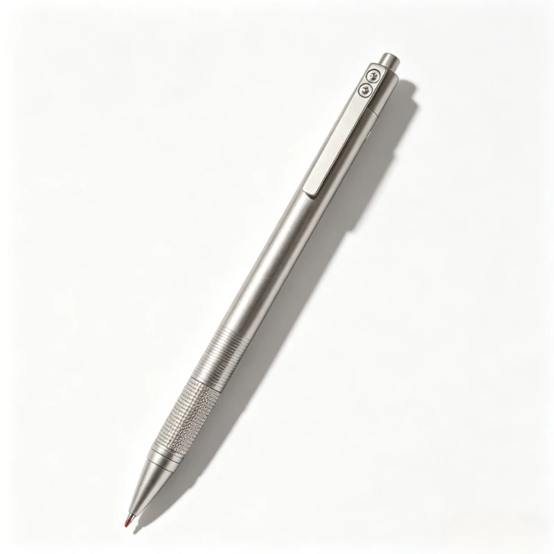 

BALAOYE Titanium Alloy Rollerball Pen Press 0.5mm Gel Pen Unique Matte Black G5 0.5mm Refill Collection Business Stationery Gift