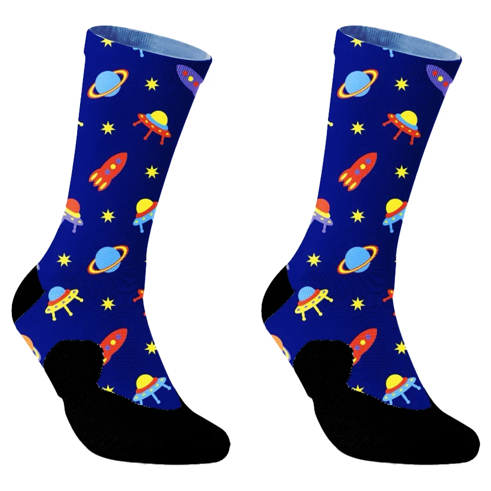 Cartoon socks Socks Non-slip Breathable Bike Socks Compression cycling  Sock Bicycle Fleet Racing Socks Men And Women