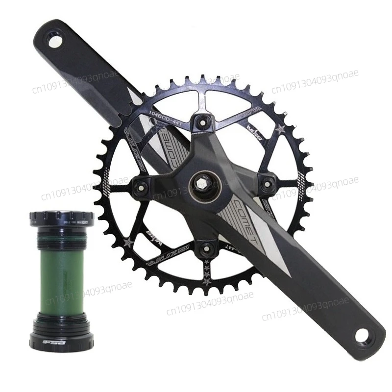 

FSA COMET CK7154 Crank 9 10 11 12 Speed Positive and Negative Tooth Single Disc, Folding Car, Mountain Bike Modified