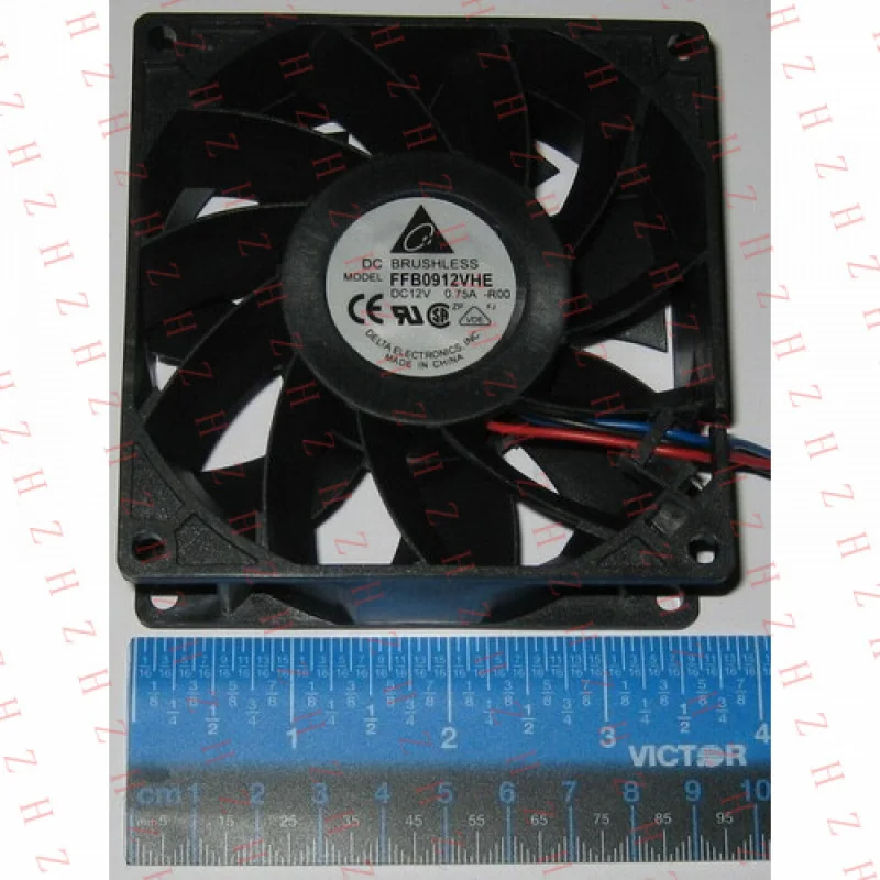 P+ for Delta FFB0912VHE MODEL R00 12V 92MM Locked Rotor Sensor Fan (Very High Speed)