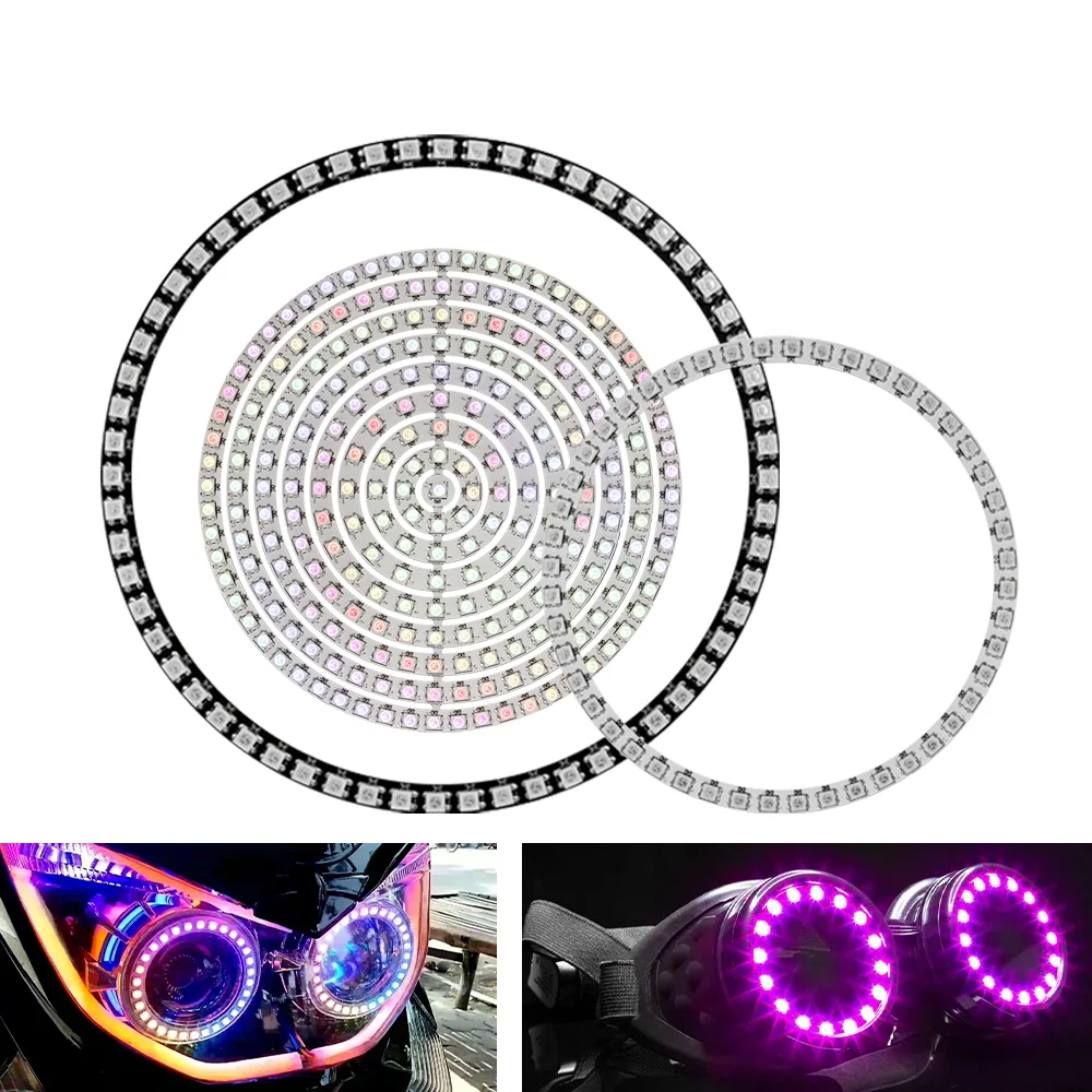 1/241leds WS2812 Full color led Ring WS2812B LED Individually Addressable circular module light DC5V