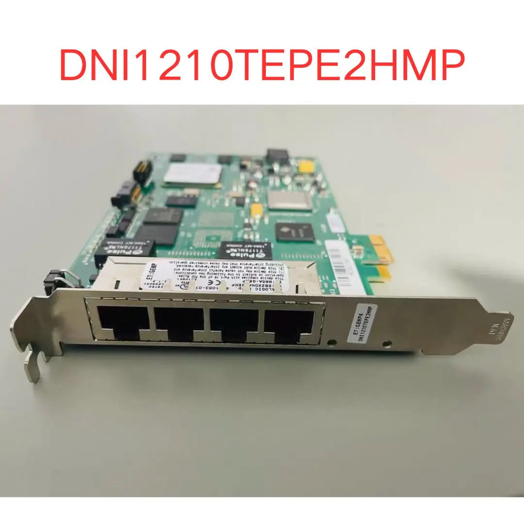 Second-hand DNI1210TEPE2HMP IP voice card, ET: GEMP4 50-0108-XX PCI-E interface test OK Fast Shipping