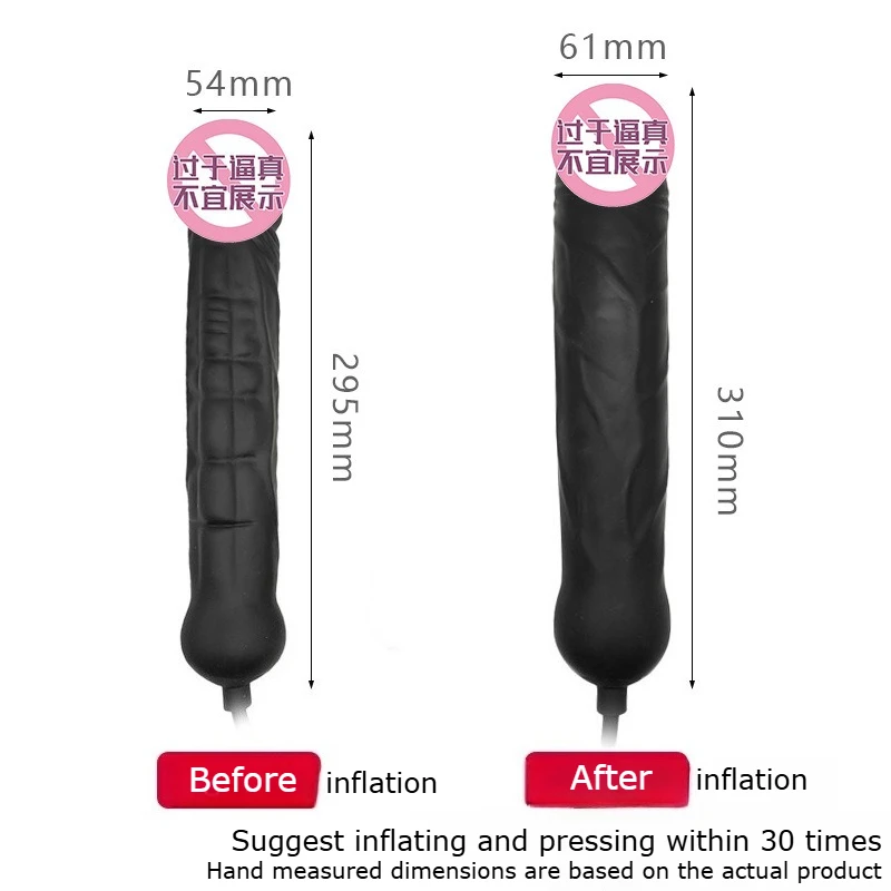 Gonfiável grande vibrador butt plug vagina e ânus expansão masturbador estimulação da próstata massagem anal plug brinquedos íntimos eróticos