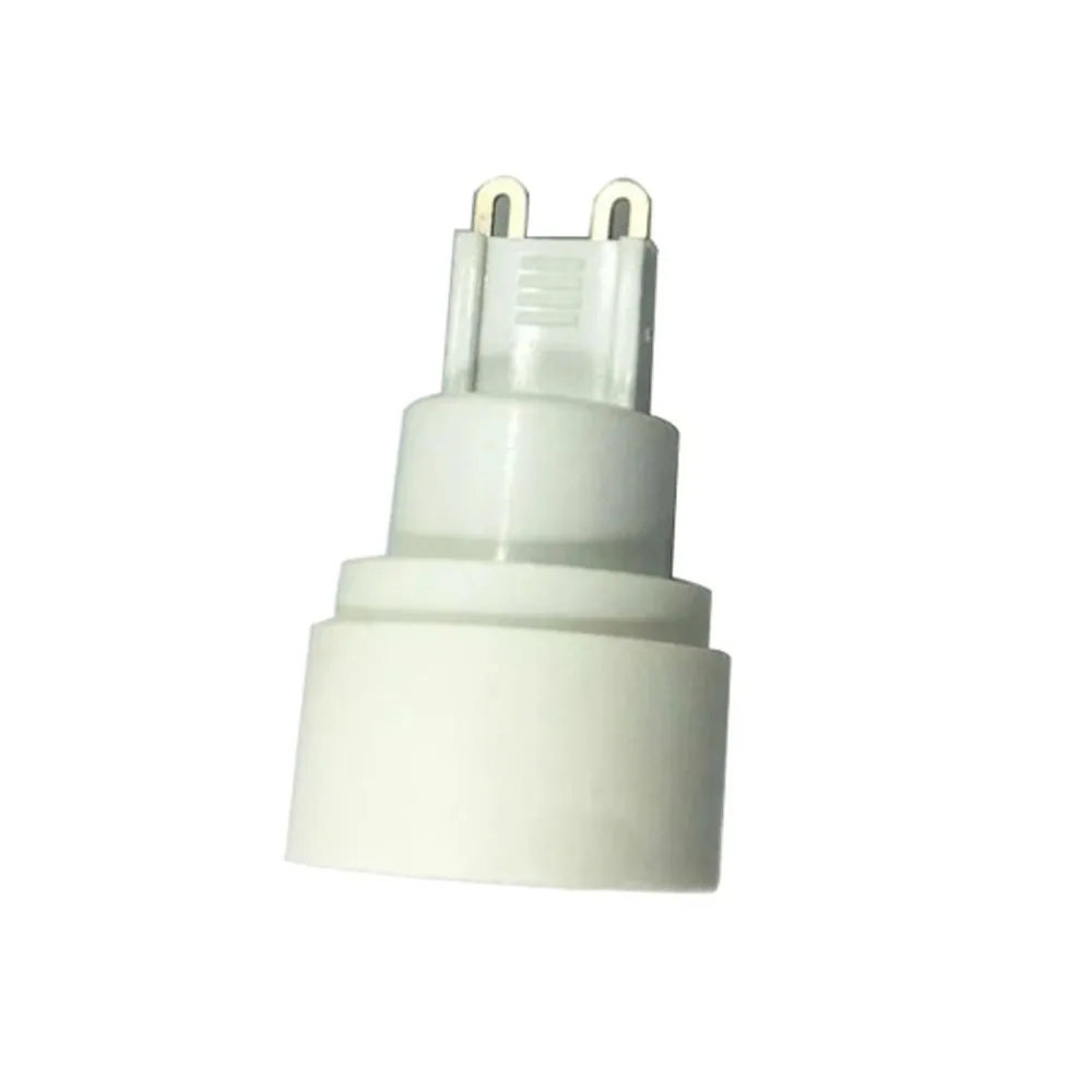 1Pcs G9 To E14 Light Socket Adapter E14 Lamp Bulb Base Holder Converter Halogen Lighting Accessory White