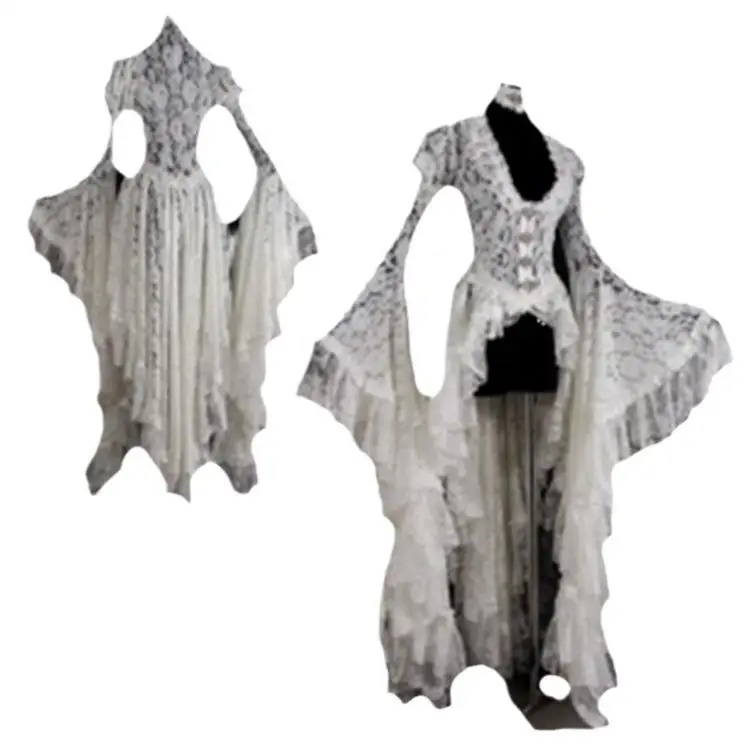 ريترو كورت دانتيل Dr 096 ثوب رسمي جرس Sve عادي Dr Briti Sle خصر مرن طويل Sve Busin Dr #5