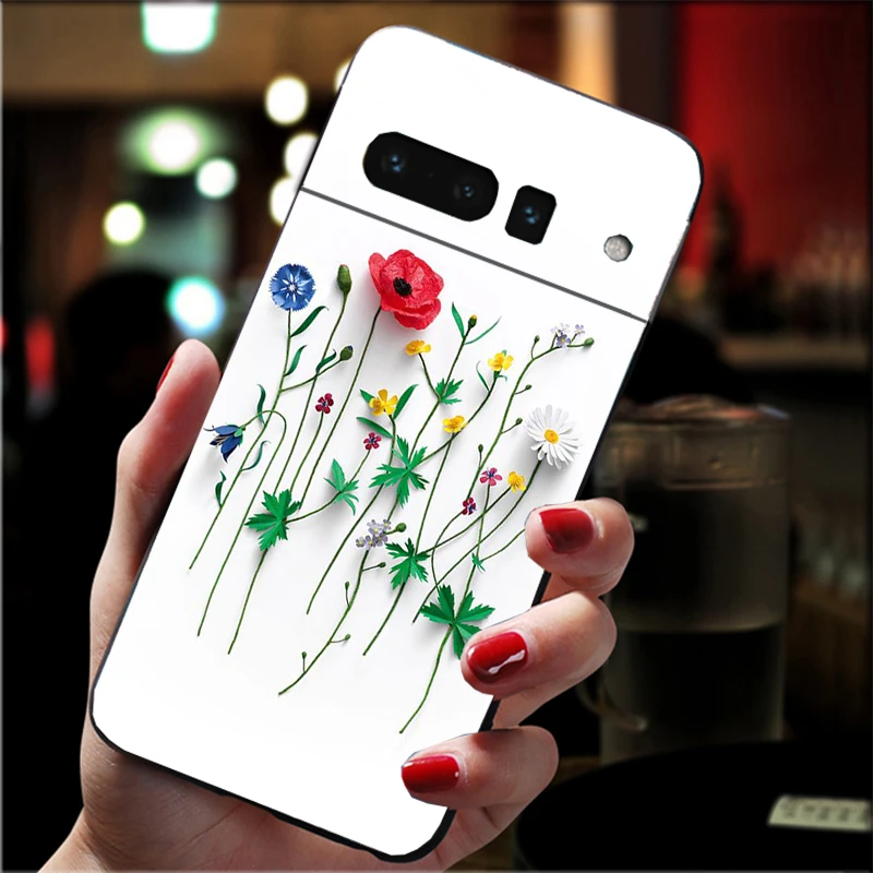 

Phone Case For Google Pixel 10 9 Pro XL 9A 8 7 6 Pro Pixel 8A 7A 6A Pixel 8 7 6 5 Flower Peony Rose