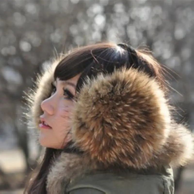 

Fur Headphones Genuine Fur Fur Earmuffs Genuine Headphones 2022 Raccoon Fur Earmuffs Winter Protection Ear Full Fur Ear Warmer