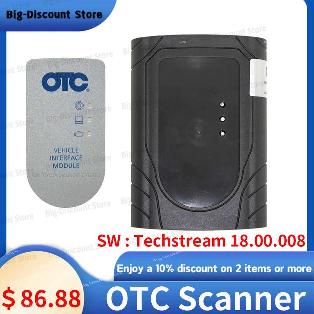 

Diagnostic Tool Latest OTC OBDII CAT GTS Scanner For To-yota Automotive Mechanical Workshop IT3 Global Techstream V18.00.008