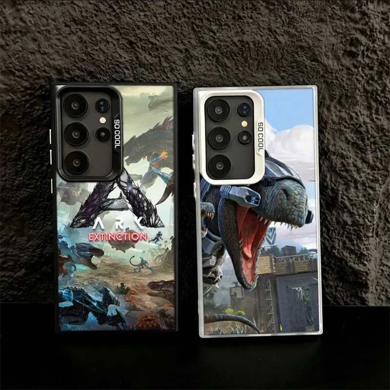 Coque de téléphone Game ARK Survival Evolved pour Samsung S26 Ultra S25 Edge S24 FE S23 FE S22 Plus Galaxy S21 S20, protection arrière anti-chute P