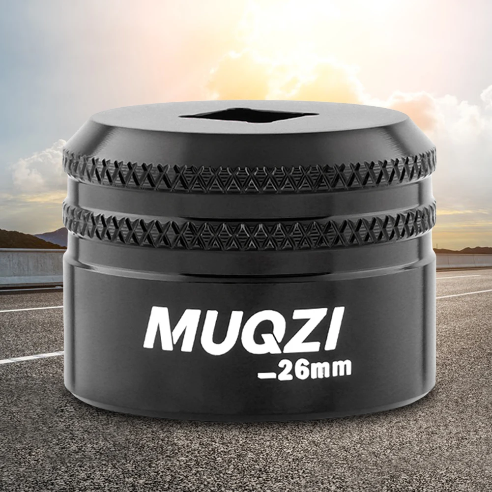 26/28/32mm Flat Socket Tool Aluminum Alloy Bicycle Fork Topcap Socket Drive Flat Socket for ROCKSHOX Front Forks