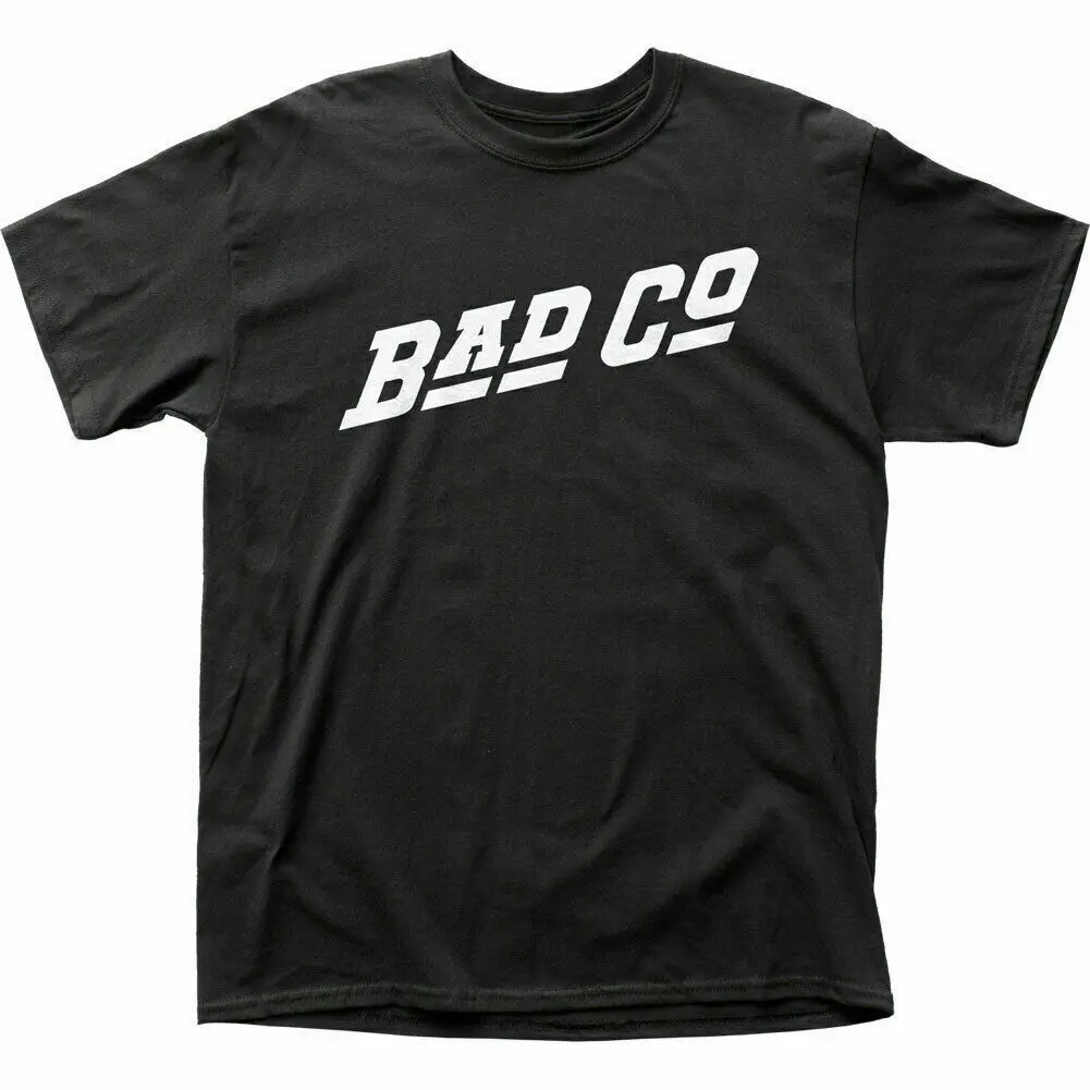 

Bad Company Logo T Shirt Mens Licensed Rock N Roll Music Band Tee New Black