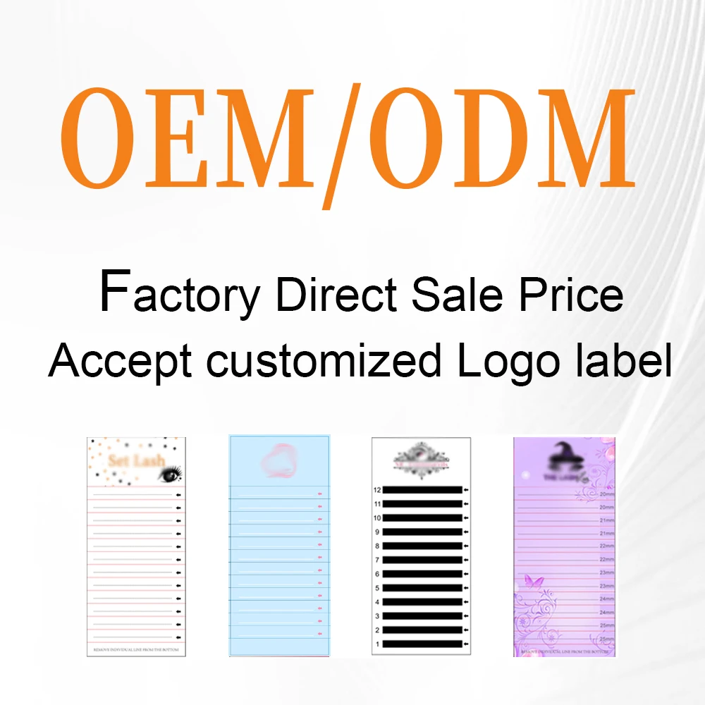 OEM/ODM Accept Customized Logo Label lashes