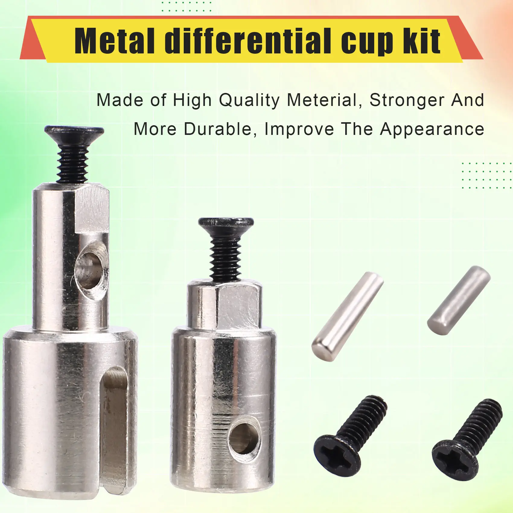 For HBX 16889 16889A 16890 16890A SG1601 SG1602 Metal Center Drive Shaft Drive Cup M16101 1/16 RC Car Parts Accessories