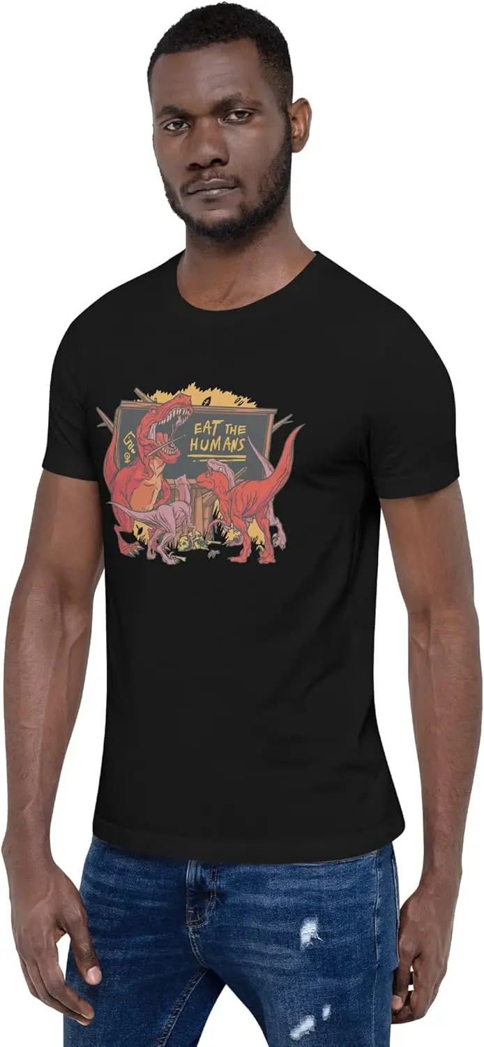 Dinosaur T-Shirt | Eat The Humans T-Rex Raptor Tshirt