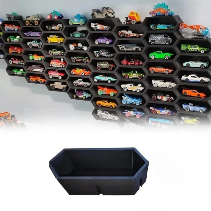 Durable Plastic Car Model Display Stand Multi-Layer Display Cabinet Storage Rack for Collectors Wall-Mounted Car Display Box