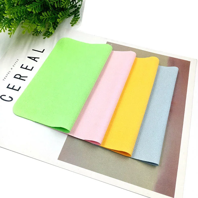 

10 Pcs Microfiber Suede Anti-fog Glasses Cleaning Cloth For Cameras Lens Swimming Anti Fog For Optical Eyeglasses Wipes