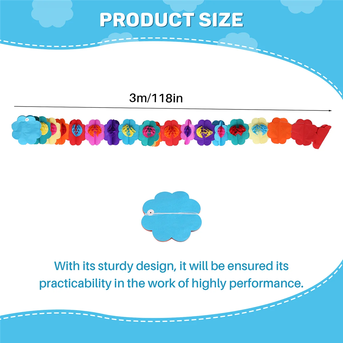 زينة إكليل الورق، راية مكسيكية، لافتة زهور إكليل الكركديه، زهور ورقية استوائية، زينة حفلات Luau HOT