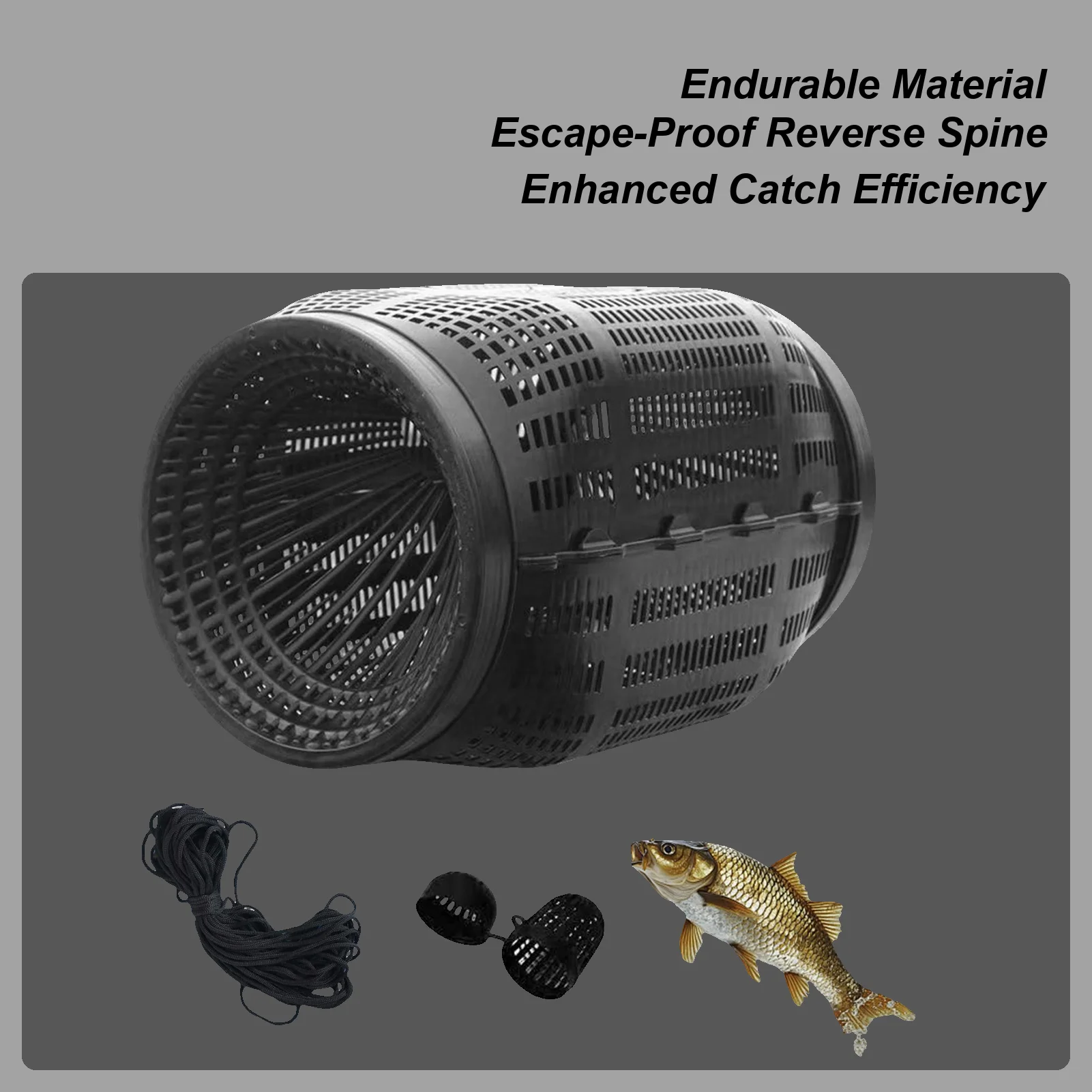 Trampa para cangrejos, trampa portátil para cangrejos, jaula para cangrejos, accesorios de pesca para atrapar Anguila, camarones, tortuga, lago, estanque, agua dulce y salada