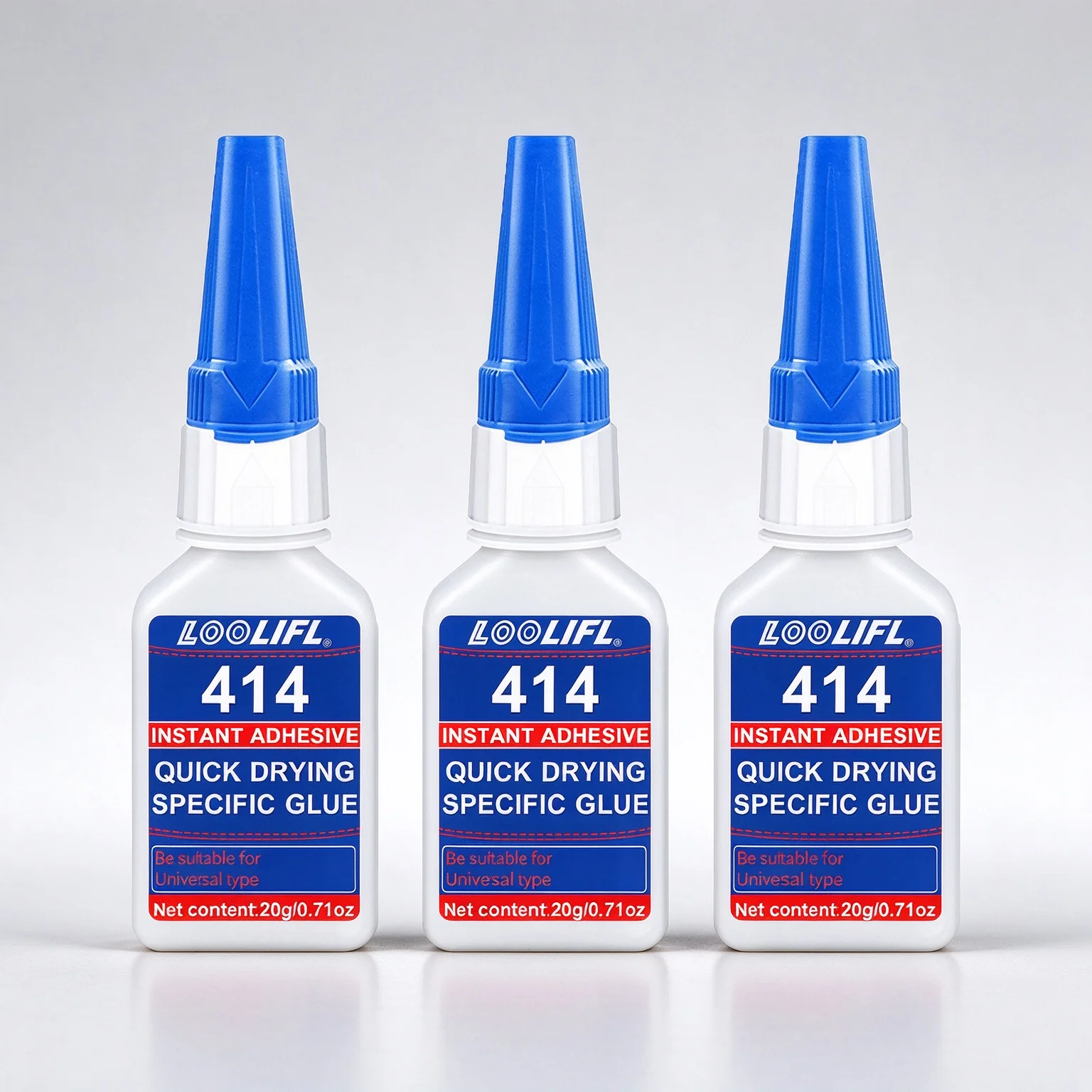 1-3 Pieces of 20g 414 Instant Adhesive Super Glue, Fast-Drying Special Glue, Suitable for Universal Repair of Plastic, Rubber, and Metal