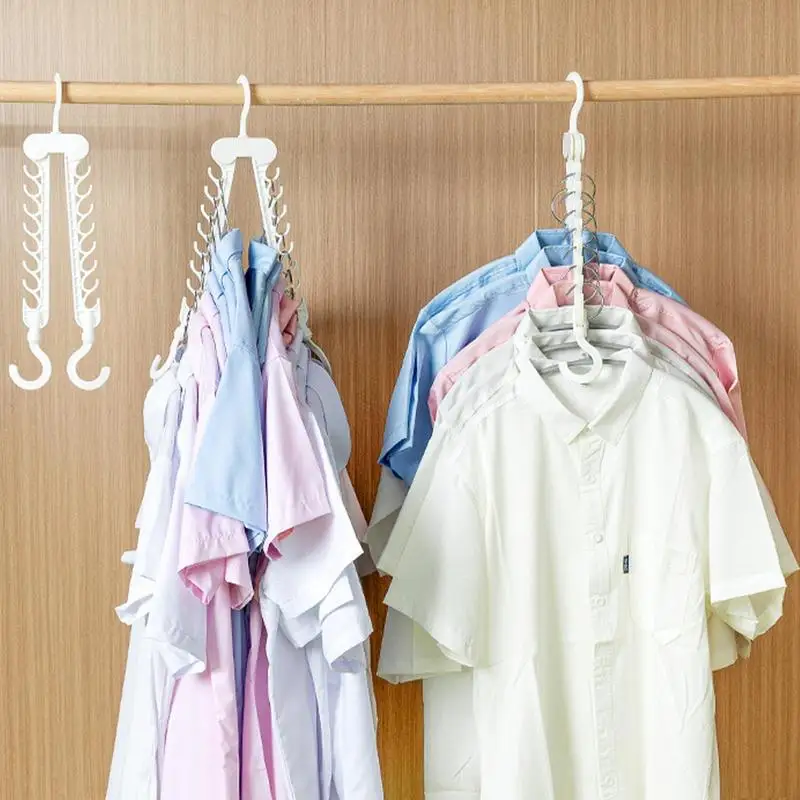 Space Saving Hanger For Closet Foldable Shirt Hangers Space Saving Multipurpose Heavy Duty Sturdy Hanger For Heavy Clothes