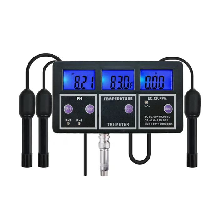 a forNew 5 in 1 PH/ORP/TDS/EC/TEMP Meter PH-117 Multi-parameter Water Quality Monitor ATC Online Aquarium Fish Tank Monitor