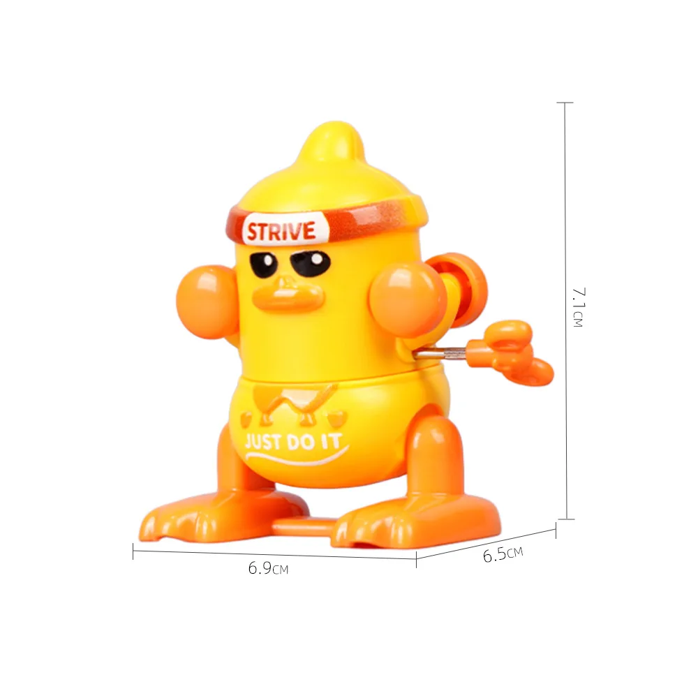 Baby Toy Cute Chick Toy Clockwork Tumble Duck Educational Tummy Time Toy For Babies Learning Crawling Development Birthday Gift