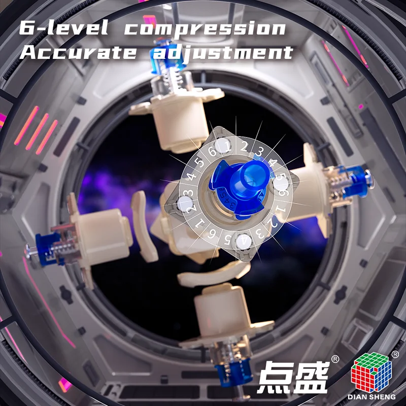 DianSheng Hoek Draaien Octaëder Kern Magneten Stickerloze Levendige Kleur Magische Kubus Puzzel Speelgoed Kid Gift Cubo Magico Puzzel