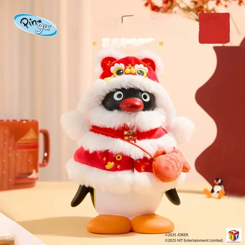 

Pingu Penguin Night Light For Kid Genuine Peripheral Patting Dress Up Animal Bedside Lamp Decoration For Birthday Christmas Gift