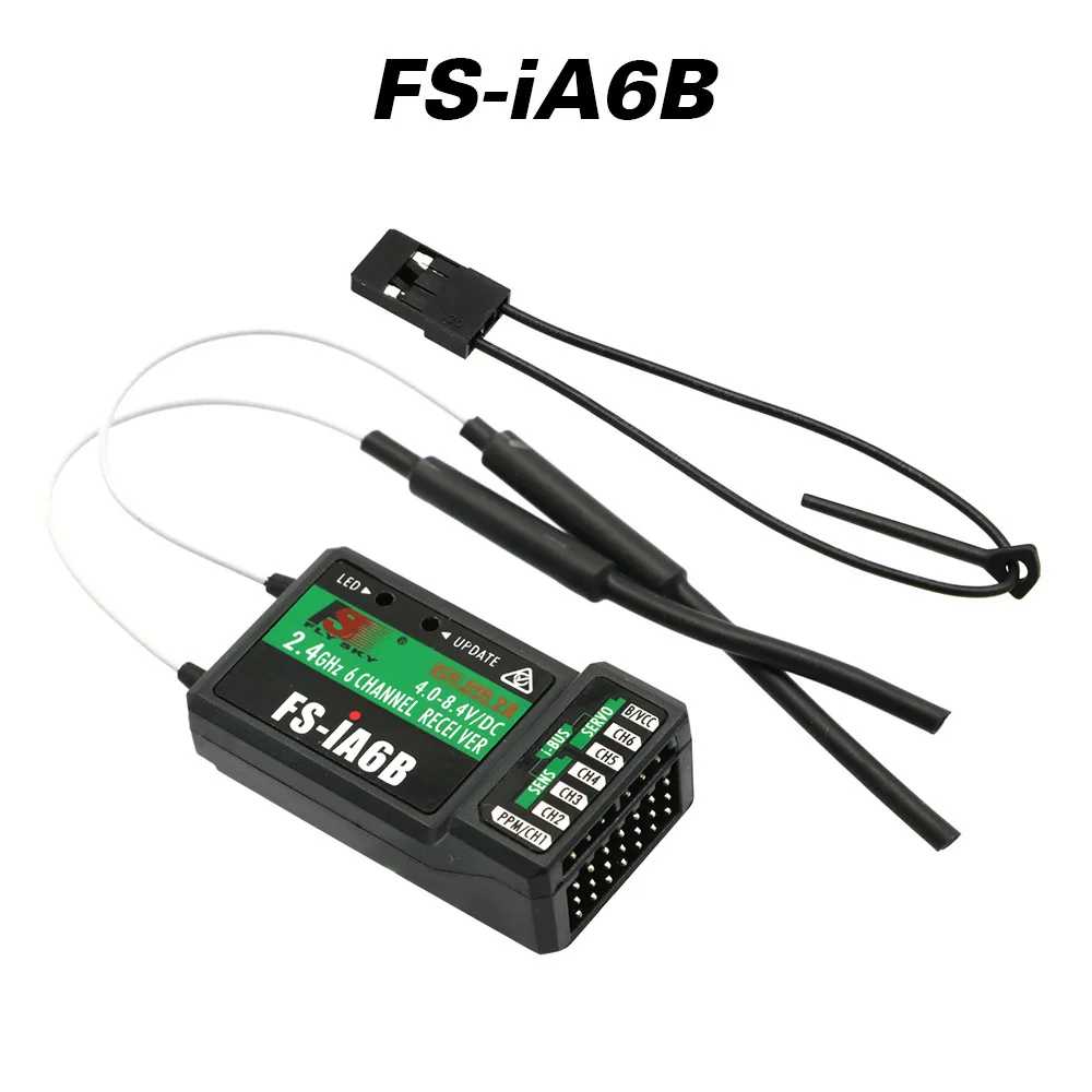 FLYSKY 2.4G IA6 IA6B X6B FS-A8S 2.4G GR3E iA10B ricevitore RC per I6 i6s i6x trasmettitore RC per RC Car Truck Boat