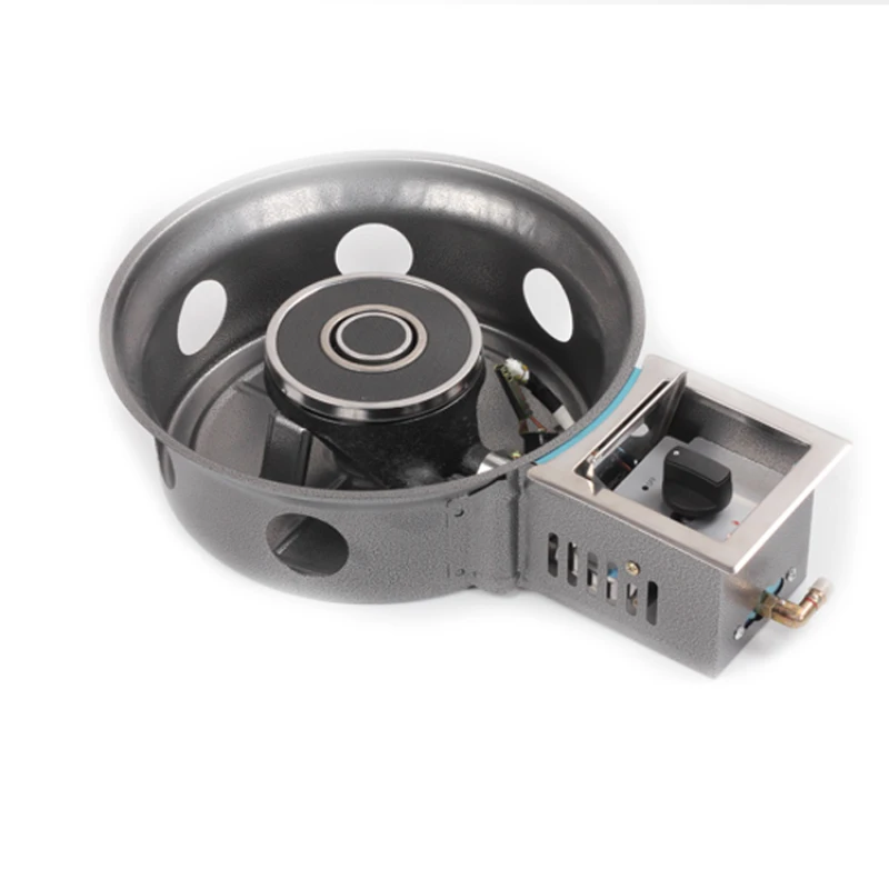 หม้อต้มก๊าซเหลวแบบฝังด้วยเตาแก๊สธรรมชาติระบบอินฟราเรด kompor Gas ประหยัดพลังงาน