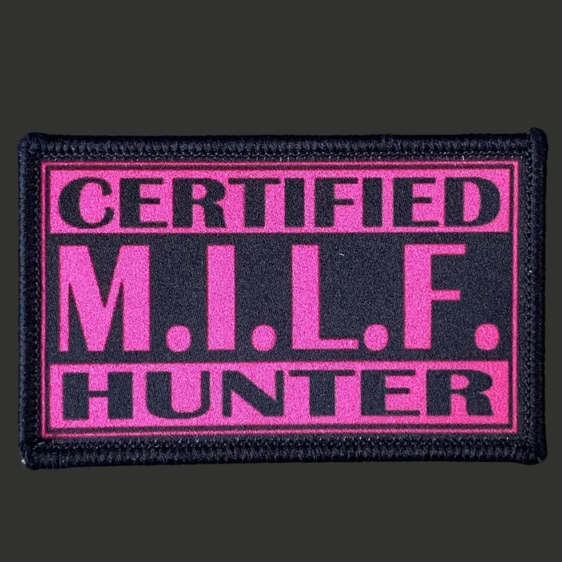 Parche de cazador de leche, insignia con estampado de moral táctica, gancho y bucle, brazalete militar, mochila, ropa, accesorios decorativos, pegatina