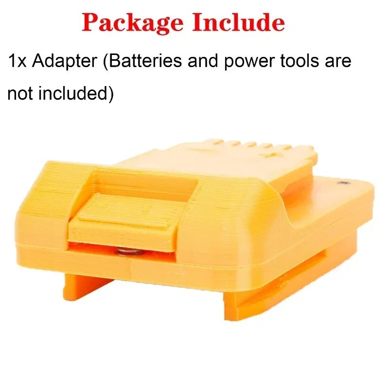 Imagem -06 - Ferramenta Conversor de Bateria para Worx 20v para Dewalt 18 20v Li-ion Battery Tool Converter Compatível com Dewalt 18 20v Tool Series