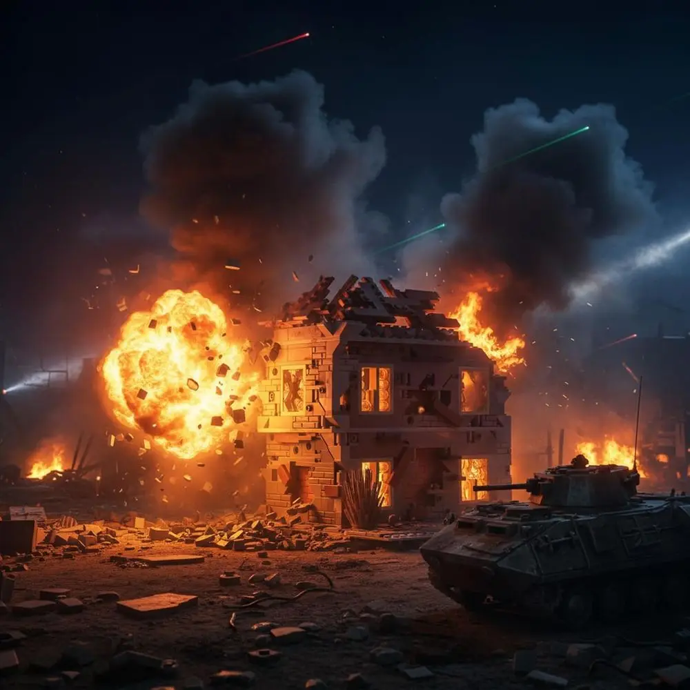 ชุดตัวต่อเลโก้ที่เข้ากันได้กับชุดตัวต่อสงครามโลกครั้งที่สองจำนวน 400 ชิ้น