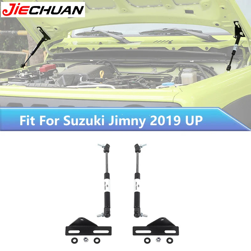 

JIECHUAN For Suzuki Jimny 2019 Up,Car Front Bonnet Hood Gas Shock Lift Strut Bars Engine Hydraulic Rod,Auto Interior Accessories