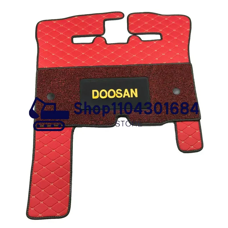 CAB Floor Mat  Excavator Doosan Daewoo DX150LC/215LC/220LC/225LC/260LC-9C cab carpet silk ring Foot Pad Floor Glue Carpet